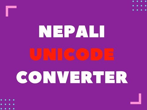 unicode online nepali converter