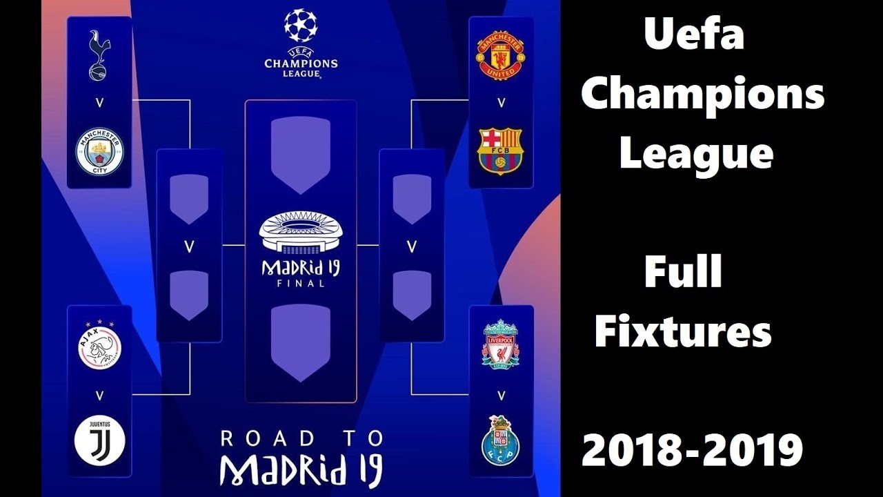 uefa champions league fixtures 2019